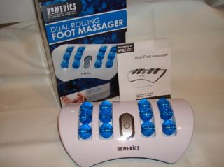  HOMEDICS DUAL ROLLING foot massager with VIBRATION MASSAGE , model #