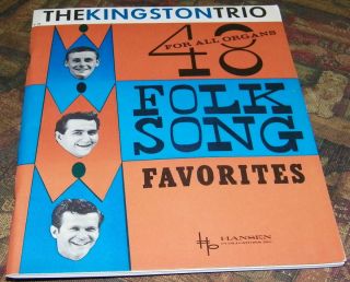 Old Folk Music Song Book The Kingston Trio 48 Songs
