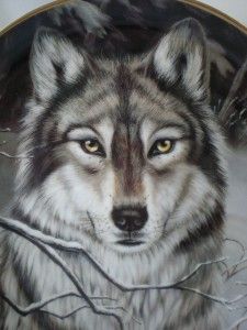 Call of The Wild Cassandra Graham Wolf Plate with COA