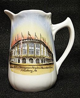 1910 Forbes Field Bavarian China Tea Set Cup Creamer 2 Plates Honus