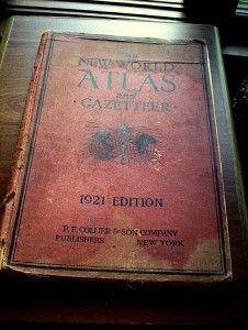 The New World Atlas and Gazetteer   1921 Edition   Profusely
