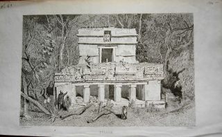 Frederick Catherwood Mayan Ruins Tuloom 1843