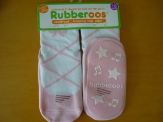 New Toddler Girls Ballerina Shoes Size 6 Skid Proof Rubberoos