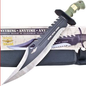 United Marine Force Recon Bowie Knife Sawback Fighting Combat Hunting