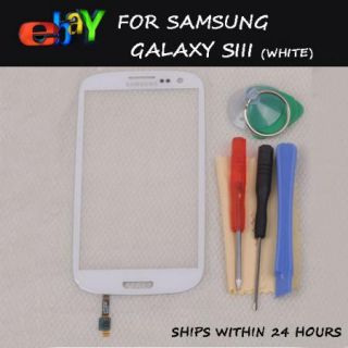 White Touch Screen Digitizer for Samsung Galaxy SIII s 3 i9300