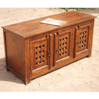  Wood 3 Cabinet TV Stand Media Center Entertainment Storage Cabinet NEW