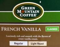  flavors of sweet vanilla cream green mountain coffee french vanilla