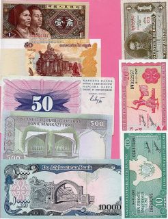  AU Mix Bank Notes World Paper Money Foreign Paper Currency Z484