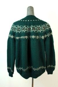 Women Dale of Norway Fair Isle Nordic Cardigan Sweater Jacket Wool