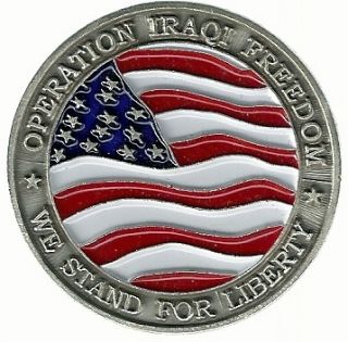 Operation Iraqi Freedom Mission Accomplished Commemorative Challenge