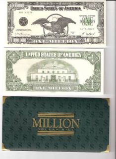 Eagle Fort Knox Premium Million Dollar Note Unique