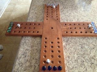  Large 4 Player Aggravation Board Game