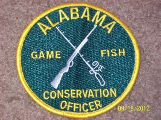  Alabama Game Fish Conservation Officer Patch