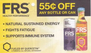 FRS Healthy Energy Drink coupons