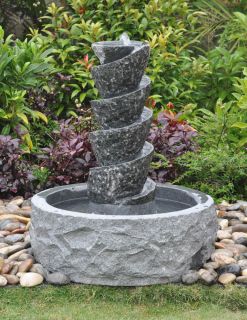 Indoor Outdoor Fountain Beautiful Granite Great for Gardens Brandywine