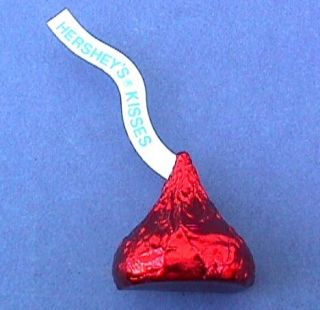 HALLMARK Pin RED Foil HERSHEYs Chocolate KISS CANDY Valentines