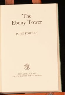 1974 The Ebony Tower John Fowles First Edition in Dustwrapper