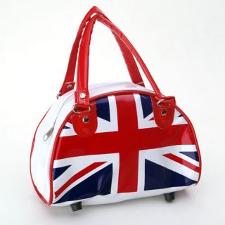 New Union Jack England Uk Brithish Flag Punk Emo Rocker Handbag Purse