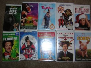  Lot of 10 Disney VHS Movies