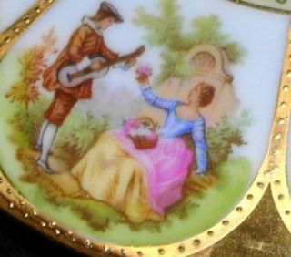 Western Germany Fragonard Love Story Courting Coverved Bowl One
