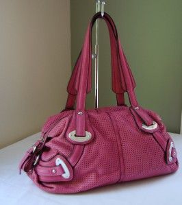 288 b makowsky st tropez satchel hot pink