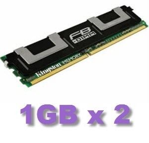  2G 2GB 2x1g DDR2 ECC Registered Fully Buffered Server Memory