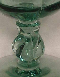 FOSTORIA crystal JAMESTOWN GREEN 2719 Wine Goblet