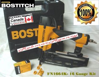 Bostitch Professional 16 GA Finish Nailer Kit 1 1 4 to 2 1 2 FN1664K