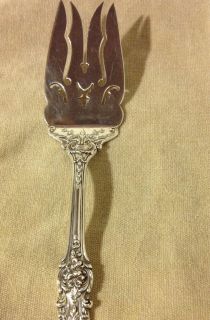 Reed & Barton Francis I Solid Sterling Silver Cold Meat Fork Serving
