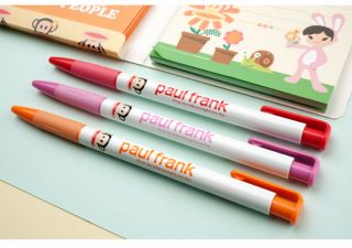Paul Frank ballpoint pens 9 colors set Cute stationery good writing