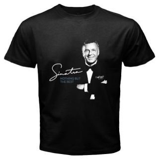 New The Best Frank Sinatra Singer Black T Shirt