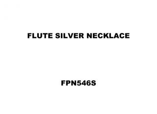 Silver Flute Replica Jewelry Necklace Symphony Standard Nickel Silver