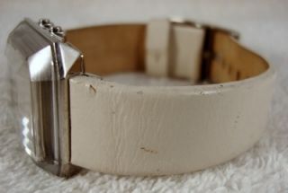 RARE Frank Gehry Fossil Womens Leather Band Watch GH2027