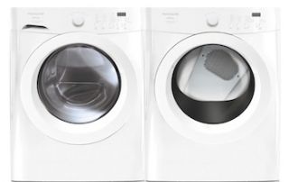 New Frigidaire White Front Load Washer Electric Dryer FAFW3001LW