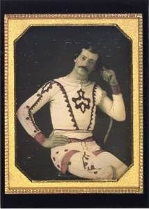 Circus Acrobat William G Worrell Daguerreotype Postcard