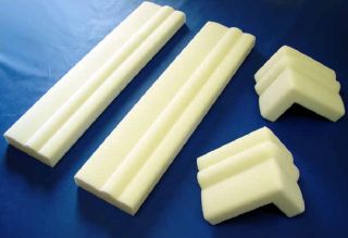 All Cornice Creations polyurethane foam cornice kits come packaged