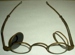   18THC REVOLUTIONARY WAR SPECTACLES W SUNGLASSES FRANK KRAVIC COLLECT