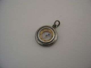 Victorian Solid Silver Compass Fob for A Pocket Watch Chain