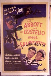 Huge 27 Movie Poster Lot Dracula Frankenstein Bela Lugosi