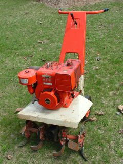 Front Tine Roto Tiller Has Reverse Includes Manual Briggs 8 HP Gas 25