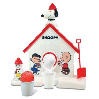 MAKE AT HOME SNOOPY SNOW CONE FROZEN ICE DRINK MAKER MACHINE PARTY TOY