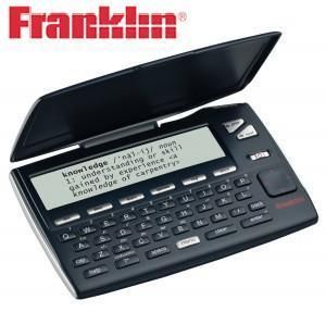 FRANKLIN ELECTRONIC® Webster Dictionary & Thesaurus NEW 9 Challenging