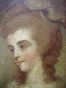 Gainsborough School 18th Century Oil Painting Portrait