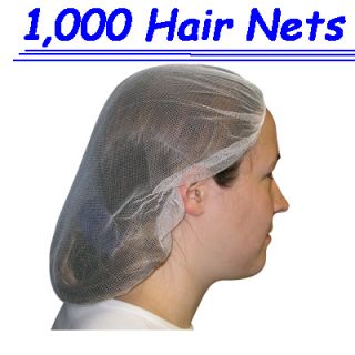 Hair Net Food Service Bulk Sanitary Case 1000 Nets