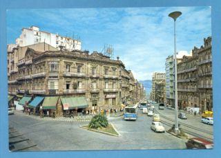 Postcard Spain España Galicia Vigo Bus Car Seat 1960s