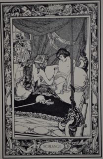 Franz Von Bayros. Illustration From Basiles Pentameron. 1909