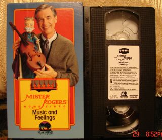 Mister Rogers Home Video Music and Feelings VHS RARE Yo Yo MA Master