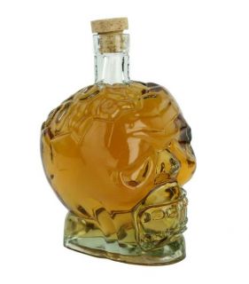 Zombie Head Decanter Clear New So Cool