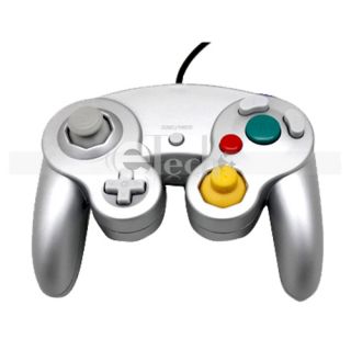 New Wired Controller Game for Nintendo GameCube GC Wii Silver