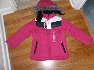 NWT Free Country GIRLS SIZE 7 8 pink small winter coat jacket NEW